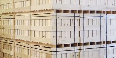 Custom wood crates